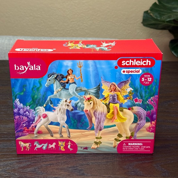 schleich Other - Bayala Unicorn and Mermaid Playset - Multicolor